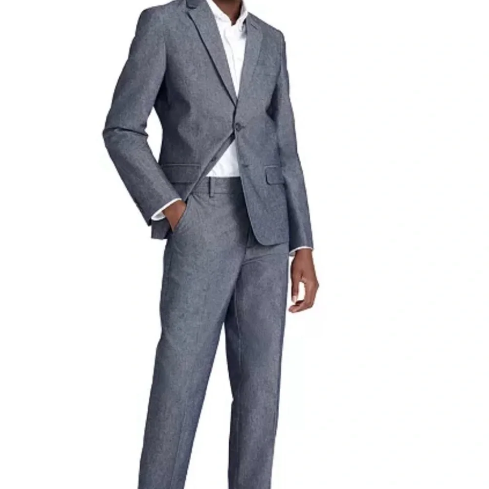 Nautica Boys Blue Suit Set Blazer Pants Formal Wedding NWT Size 16 Teen Suit